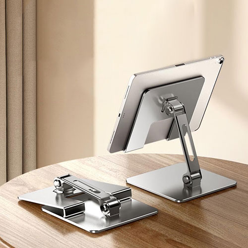 Flexible Tablet Stand Mount Holder Universal F05 for Apple iPad Pro 10.5 Silver