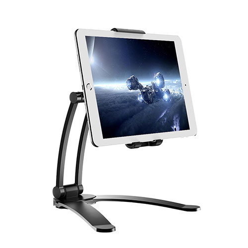 Flexible Tablet Stand Mount Holder Universal K05 for Huawei MateBook HZ-W09 Black