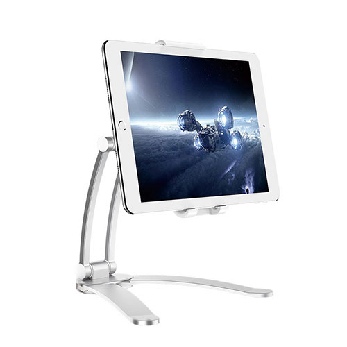 Flexible Tablet Stand Mount Holder Universal K05 for Huawei MediaPad M3 Lite 8.0 CPN-W09 CPN-AL00 Silver