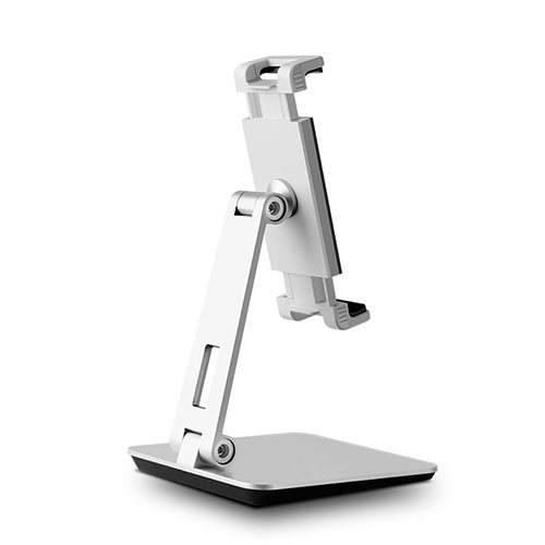 Flexible Tablet Stand Mount Holder Universal K06 for Apple iPad 4 Silver