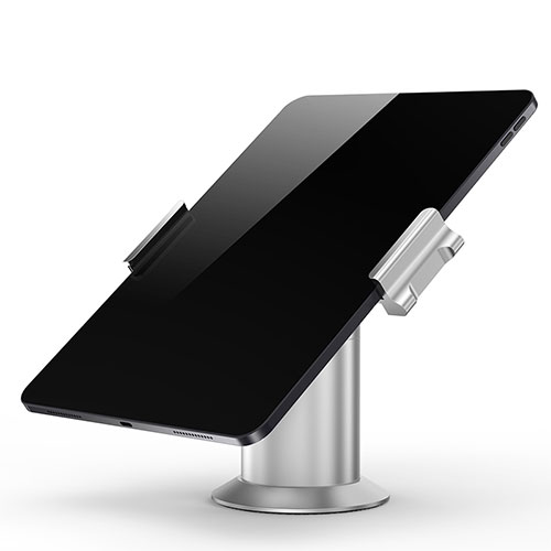 Flexible Tablet Stand Mount Holder Universal K12 for Huawei MediaPad M3 Lite 10.1 BAH-W09 Silver