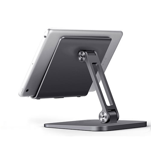 Flexible Tablet Stand Mount Holder Universal K17 for Samsung Galaxy Tab S 8.4 SM-T700 Dark Gray