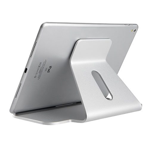 Flexible Tablet Stand Mount Holder Universal K21 for Apple iPad 4 Silver