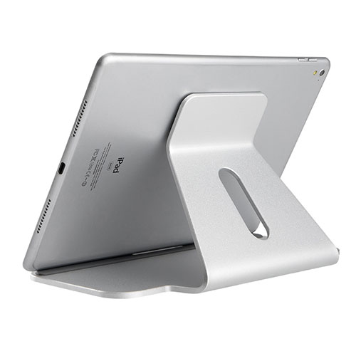Flexible Tablet Stand Mount Holder Universal K21 for Apple iPad Air 2 Silver