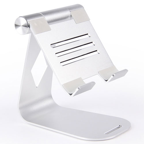 Flexible Tablet Stand Mount Holder Universal K25 for Apple iPad 3 Silver