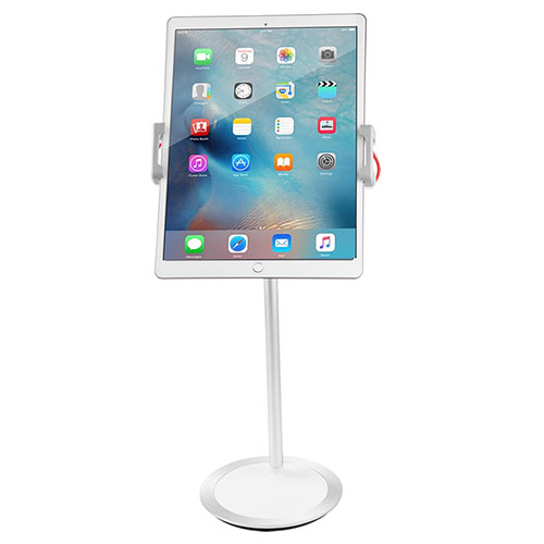 Flexible Tablet Stand Mount Holder Universal K27 for Apple iPad New Air (2019) 10.5 White