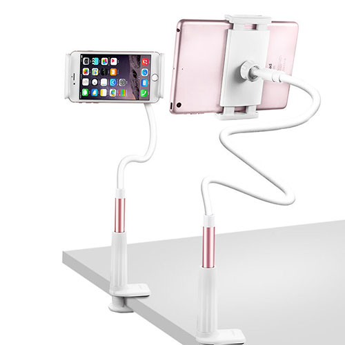 Flexible Tablet Stand Mount Holder Universal T33 for Apple iPad 4 Rose Gold