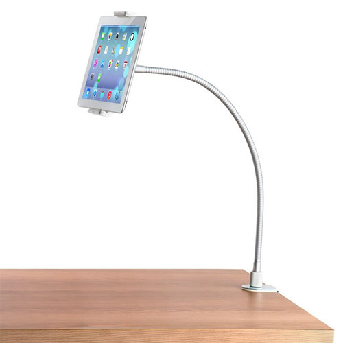 Flexible Tablet Stand Mount Holder Universal T37 for Apple iPad Mini 5 (2019) White