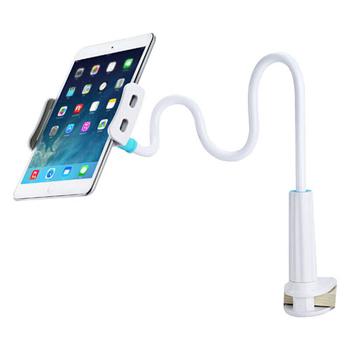 Flexible Tablet Stand Mount Holder Universal T39 for Apple iPad Pro 12.9 White