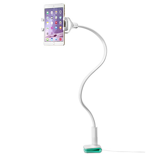 Flexible Tablet Stand Mount Holder Universal T40 for Apple iPad Mini 5 (2019) White