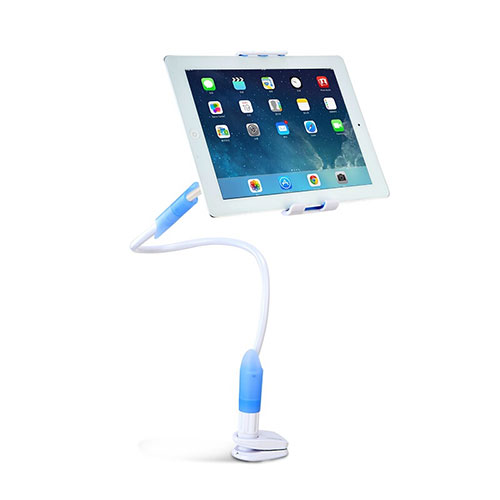Flexible Tablet Stand Mount Holder Universal T41 for Apple iPad 3 Sky Blue