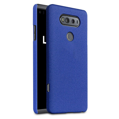 Hard Rigid Plastic Case Quicksand Cover for LG V20 Blue