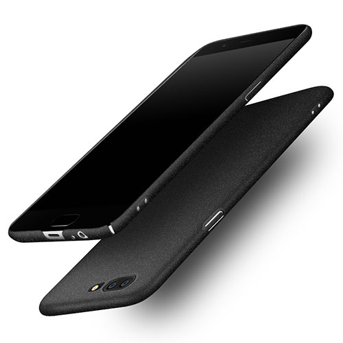 Hard Rigid Plastic Case Quicksand Cover for OnePlus 5 Black