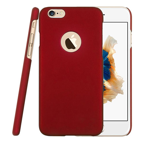 Hard Rigid Plastic Matte Finish Back Cover for Apple iPhone 6S Red