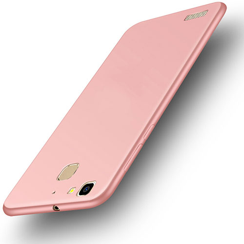 Hard Rigid Plastic Matte Finish Back Cover M01 for Huawei P8 Lite Smart Rose Gold