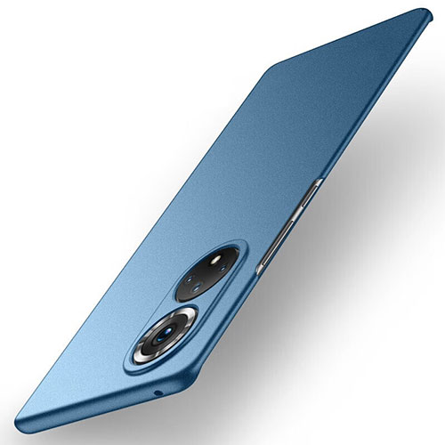 Hard Rigid Plastic Matte Finish Case Back Cover for Huawei Honor 50 5G Blue