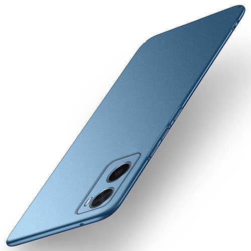 Hard Rigid Plastic Matte Finish Case Back Cover for Oppo A36 Blue