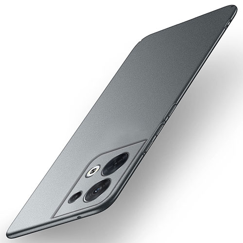 Hard Rigid Plastic Matte Finish Case Back Cover for Oppo Reno8 Pro+ Plus 5G Gray