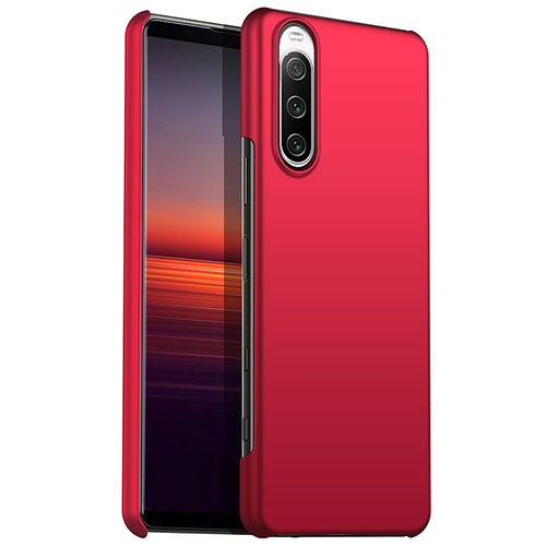 Hard Rigid Plastic Matte Finish Case Back Cover for Sony Xperia 10 IV Red