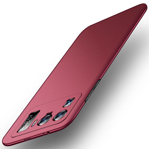 Hard Rigid Plastic Matte Finish Case Back Cover for Xiaomi Mi 11 Ultra 5G Red