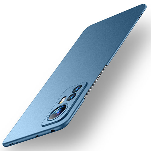 Hard Rigid Plastic Matte Finish Case Back Cover for Xiaomi Mi 12 Pro 5G Blue