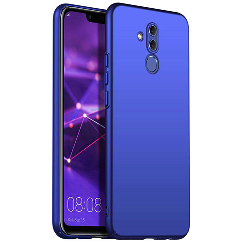 Hard Rigid Plastic Matte Finish Case Back Cover G01 for Huawei Mate 20 Lite Blue