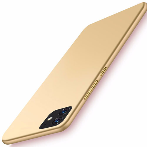 Hard Rigid Plastic Matte Finish Case Back Cover M01 for Apple iPhone 11 Gold