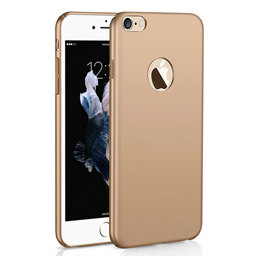Hard Rigid Plastic Matte Finish Case Back Cover M01 for Apple iPhone 6S Gold