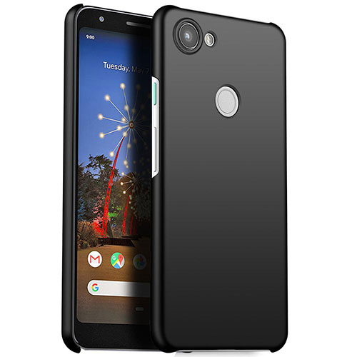 Hard Rigid Plastic Matte Finish Case Back Cover M01 for Google Pixel 3a XL Black