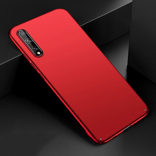 Hard Rigid Plastic Matte Finish Case Back Cover M01 for Huawei Enjoy 10S Red