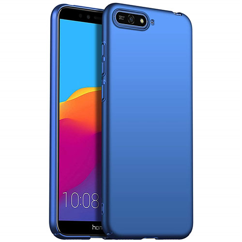 Hard Rigid Plastic Matte Finish Case Back Cover M01 for Huawei Enjoy 8e Blue