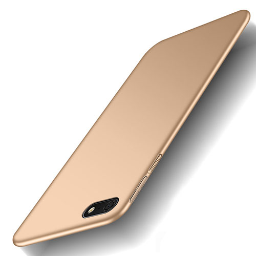 Hard Rigid Plastic Matte Finish Case Back Cover M01 for Huawei Honor 7S Gold