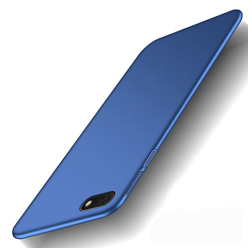 Hard Rigid Plastic Matte Finish Case Back Cover M01 for Huawei Honor Play 7 Blue
