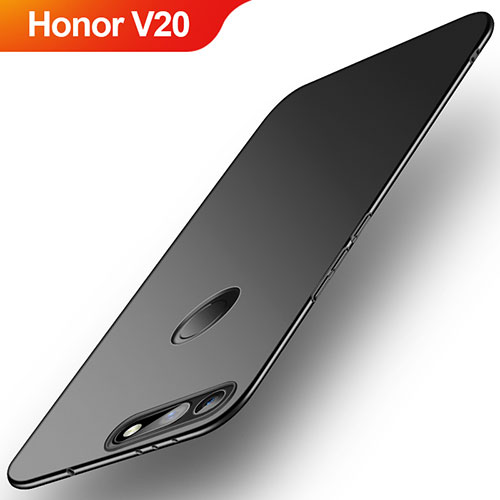 Hard Rigid Plastic Matte Finish Case Back Cover M01 for Huawei Honor V20 Black