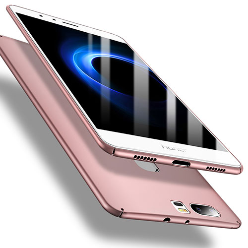 Hard Rigid Plastic Matte Finish Case Back Cover M01 for Huawei Honor V8 Rose Gold