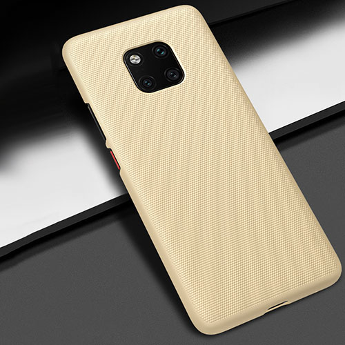 Hard Rigid Plastic Matte Finish Case Back Cover M01 for Huawei Mate 20 Pro Gold