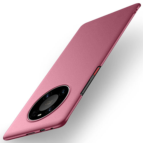 Hard Rigid Plastic Matte Finish Case Back Cover M01 for Huawei Mate 40 Red Wine