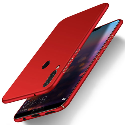 Hard Rigid Plastic Matte Finish Case Back Cover M01 for Huawei Nova 3e Red