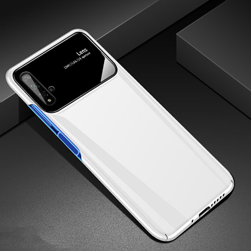 Hard Rigid Plastic Matte Finish Case Back Cover M01 for Huawei Nova 5T White