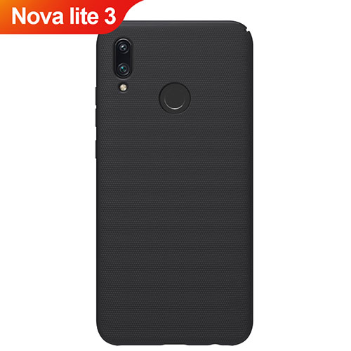 Hard Rigid Plastic Matte Finish Case Back Cover M01 for Huawei Nova Lite 3 Black