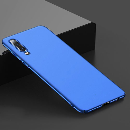 Hard Rigid Plastic Matte Finish Case Back Cover M01 for Huawei P30 Blue