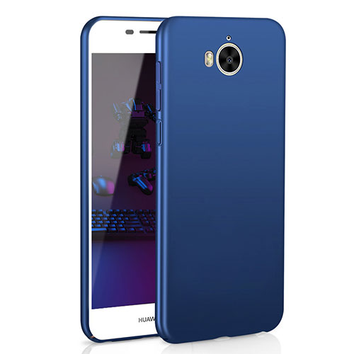 Hard Rigid Plastic Matte Finish Case Back Cover M01 for Huawei Y5 (2017) Blue