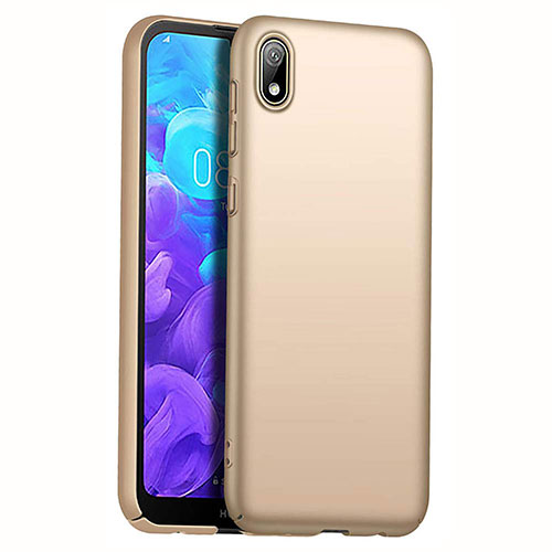 Hard Rigid Plastic Matte Finish Case Back Cover M01 for Huawei Y5 (2019) Gold
