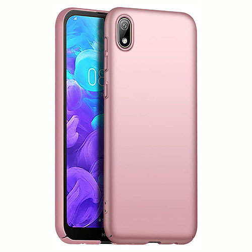 Hard Rigid Plastic Matte Finish Case Back Cover M01 for Huawei Y5 (2019) Rose Gold