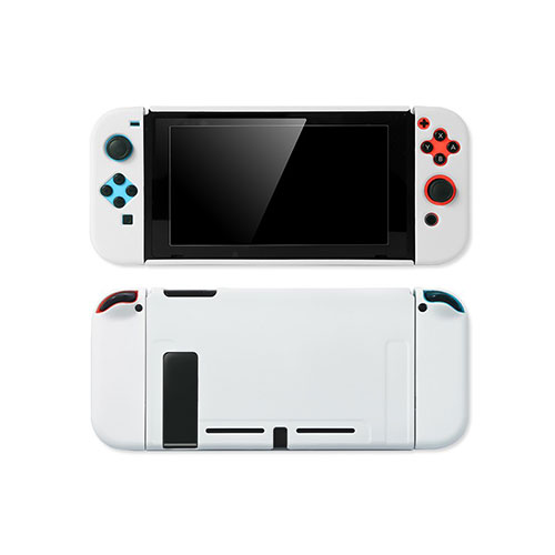 Hard Rigid Plastic Matte Finish Case Back Cover M01 for Nintendo Switch White