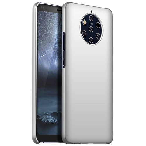 Hard Rigid Plastic Matte Finish Case Back Cover M01 for Nokia 9 PureView Silver