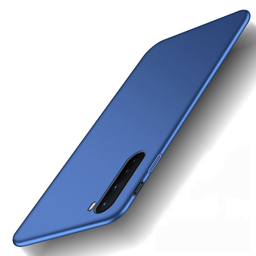Hard Rigid Plastic Matte Finish Case Back Cover M01 for OnePlus Nord Blue