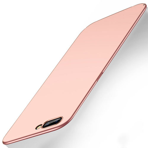 Hard Rigid Plastic Matte Finish Case Back Cover M01 for Oppo A12e Rose Gold