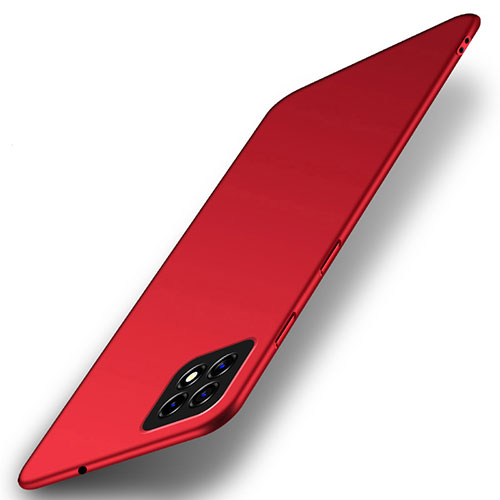 Hard Rigid Plastic Matte Finish Case Back Cover M01 for Oppo A73 5G Red