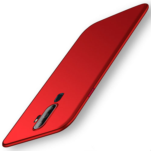 Hard Rigid Plastic Matte Finish Case Back Cover M01 for Oppo A9 (2020) Red